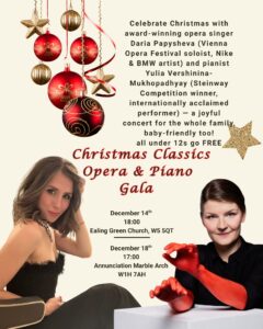 Christmas Concert - Yulia Vershinina-Mukhopadhyay